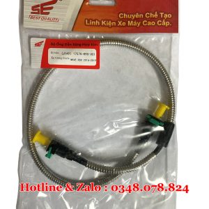Những lợi ích vượt trội khi sử dụng dây dẫn xăng bọc thép : – Hạn chế rò rỉ xăng – Phòng tránh cháy nổ xe – Tăng tuổi thọ và độ bền cho dây xăng – Ngăn chặn các loài ngậm nhắm phá hoại